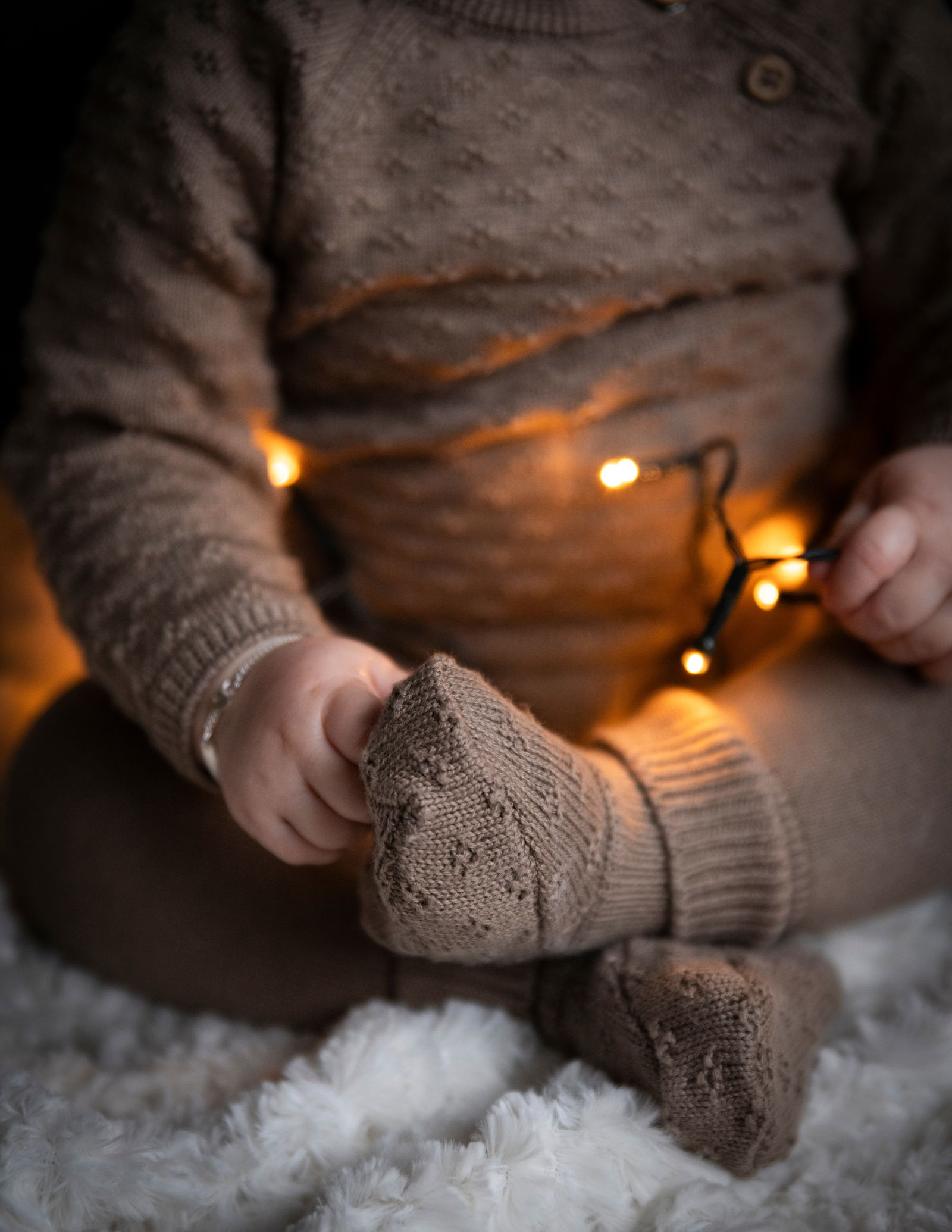 Booties Miracle warm linen - 0-3 months