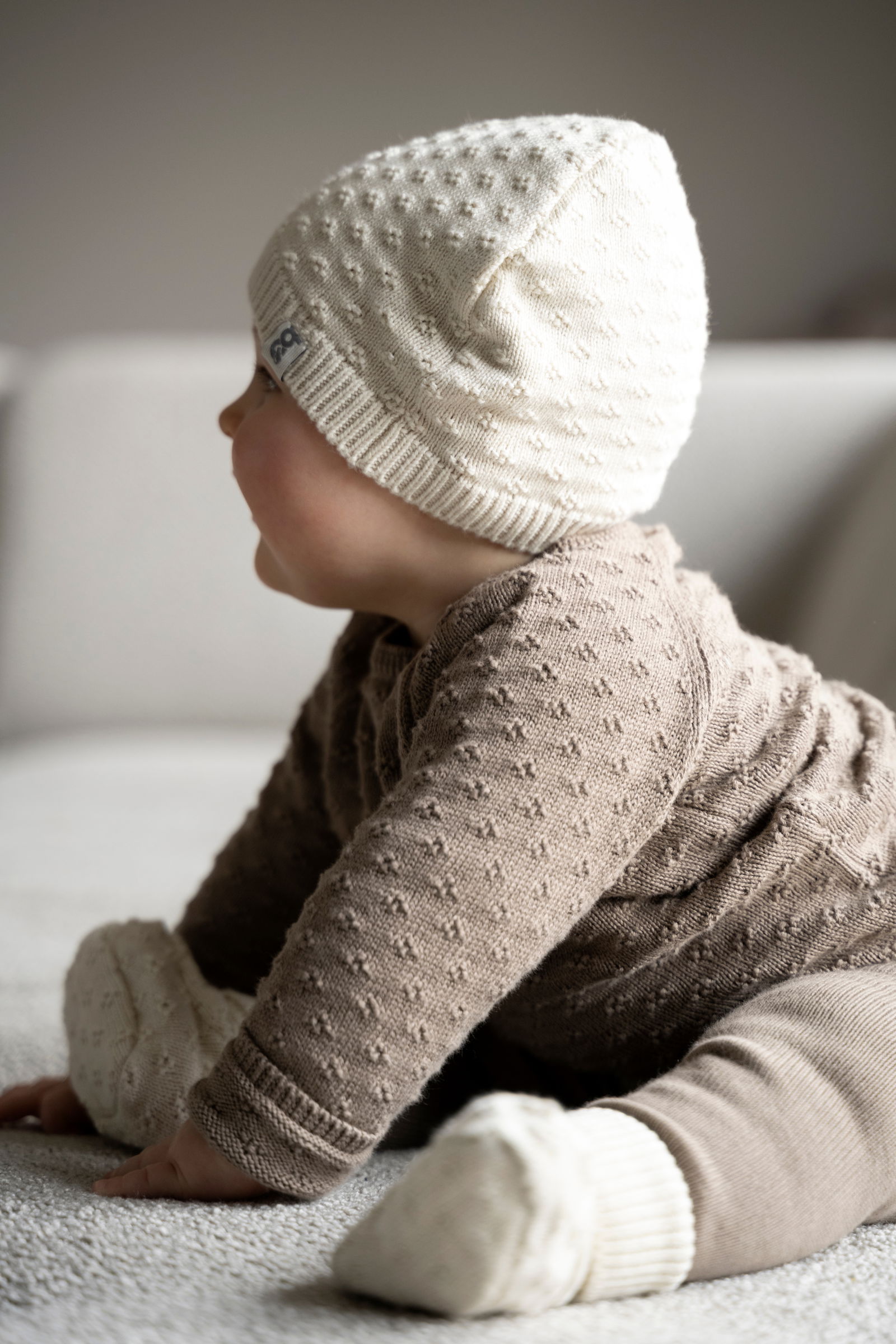 Booties Miracle warm linen - 0-3 months