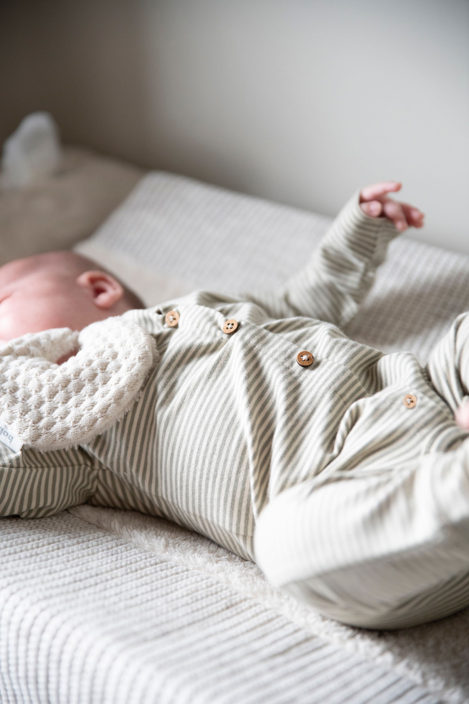 Sleepsuit Stripe nordic blue - 68